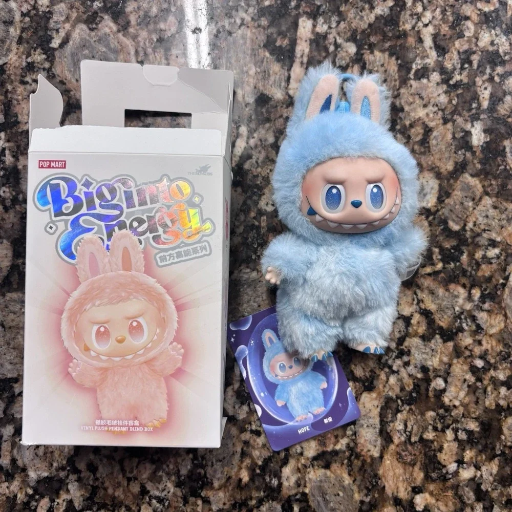 Authentic POP MART Labubu Big Into Energy Vinyl Plush - Hope / Opened Box